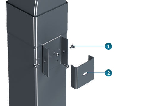 aquadrop rainwater fixing brackets for square downpipe characteristics