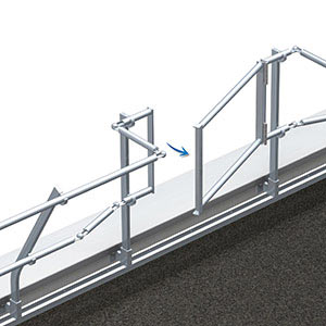 barrial-fixation-mecanique-systeme-gardecorps-aluminium-toiture-terrasse-securite-cloture-chute-lisse-portillon-ferronnerie-autoporte-separation-plinthe-balustrade-ancrage-rampant-sabot-potelet-autoportant-acrotere-lanterneau-etancheur-rembarde-protection-montant-barricade-gardefou-cordage-accrofil-corridor-gardetoit-inaccessible