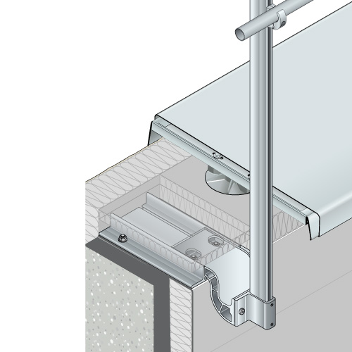 barrial-fixation-mecanique-systeme-gardecorps-aluminium-toiture-terrasse-securite-cloture-chute-lisse-portillon-ferronnerie-autoporte-separation-plinthe-balustrade-ancrage-rampant-sabot-potelet-autoportant-acrotere-lanterneau-etancheur-rembarde-protection-montant-barricade-gardefou-cordage-accrofil-corridor-gardetoit-inaccessible