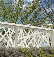 Steel design guardrail