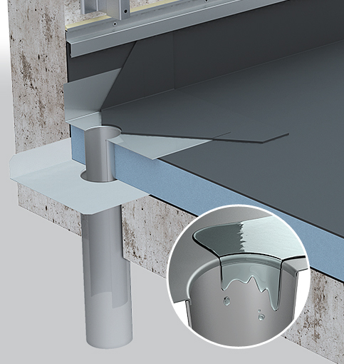 neepal-solution-traversee-aluminium-etanche-toiture-terrasse-gouttiere-gouttieres-evacuation-crapaudine