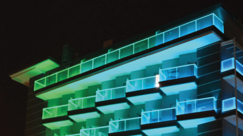 panoramic 360 supports eclairage leds balcon