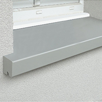 Window support system for insulated facades